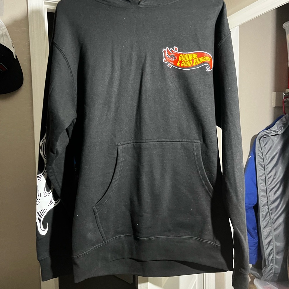 Black “Goodbye & Good Riddance” Graphic Sweater - Picture 2 of 4
